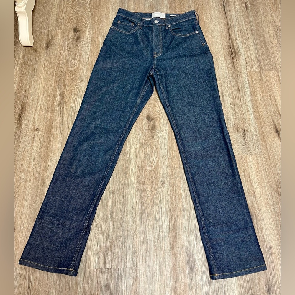 Everlane The High Rise Straight-Leg Jean